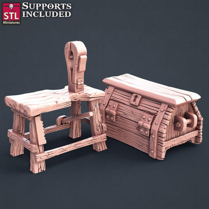 3D Printed STL Miniatures Shoemakers Set 28 - 32mm War Gaming D&D