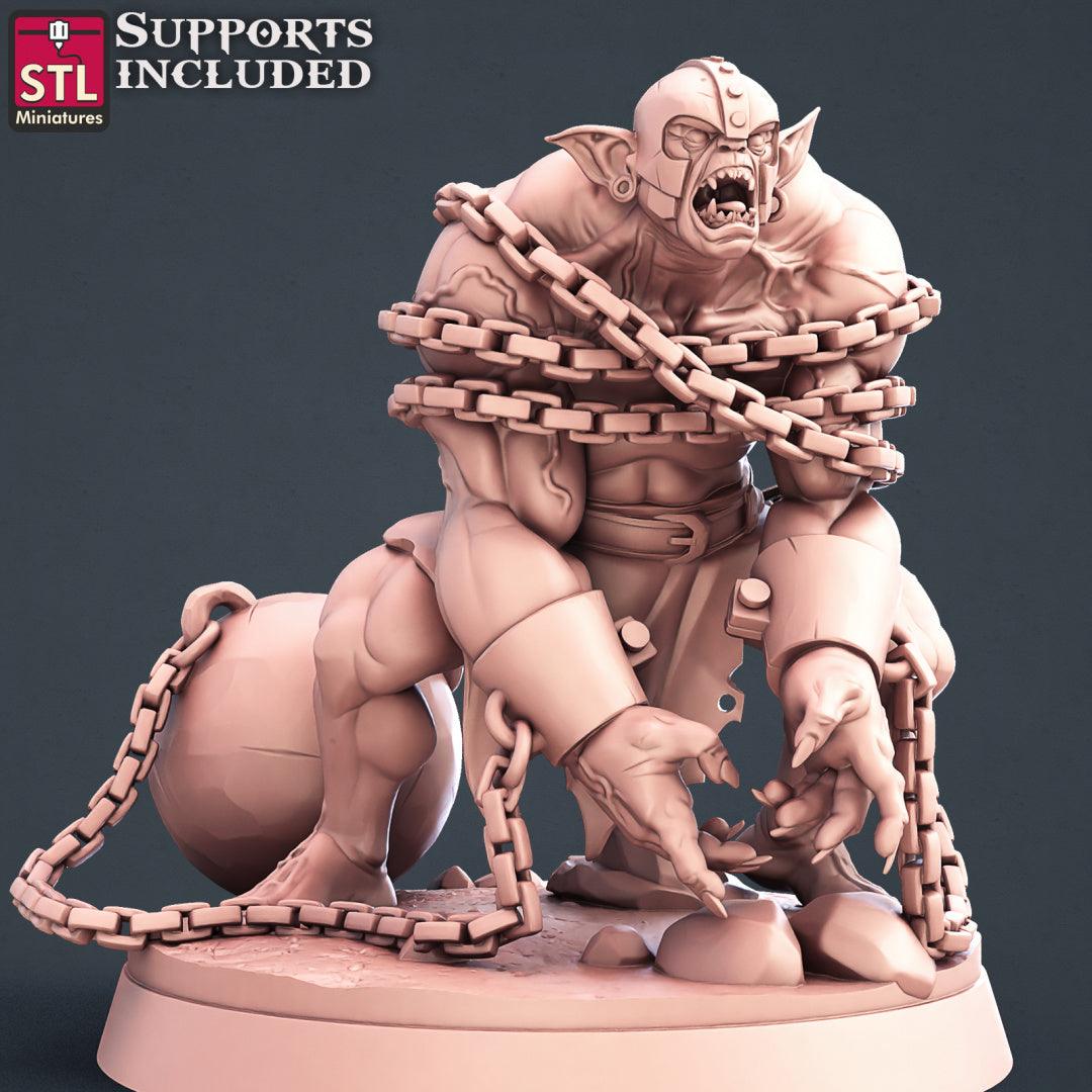 3D Printed STL Miniatures Slave Merchant Set 28 - 32mm War Gaming D&D