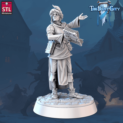 3D Printed STL Miniatures The Frost City Apprentices 28mm - 32mm War Gaming D&D