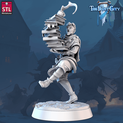 3D Printed STL Miniatures The Frost City Apprentices 28mm - 32mm War Gaming D&D