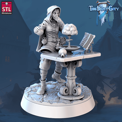 3D Printed STL Miniatures The Frost City Apprentices 28mm - 32mm War Gaming D&D