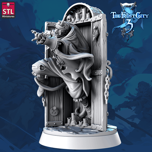 3D Printed STL Miniatures The Immortal Remains of Jerith Core Characters The Frost City 3 28 - 32mm War Gaming D&D