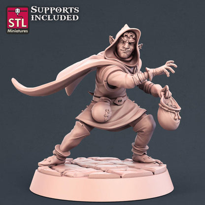 3D Printed STL Miniatures Thieves Set 28 - 32mm War Gaming D&D