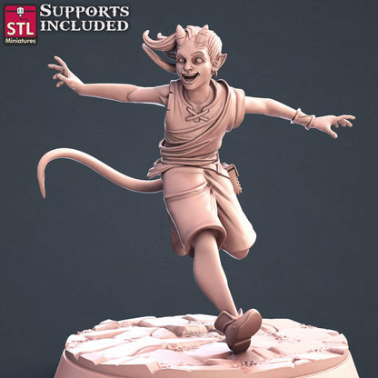 3D Printed STL Miniatures Townsfolks Vol 1 Set Fantasy NPC 2 | 28 - 32mm War Gaming D&D