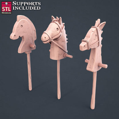3D Printed STL Miniatures Townsfolks Vol 1 Set Fantasy NPC 2 | 28 - 32mm War Gaming D&D