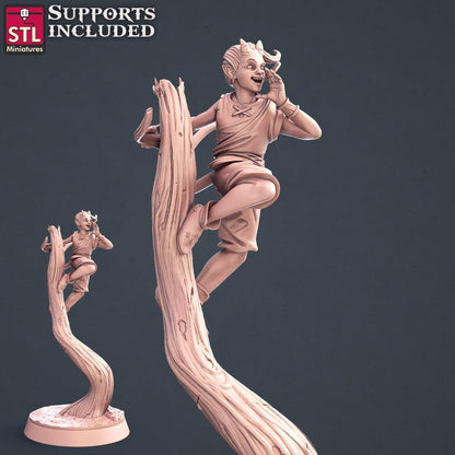 3D Printed STL Miniatures Townsfolks Vol 1 Set Fantasy NPC 2 | 28 - 32mm War Gaming D&D