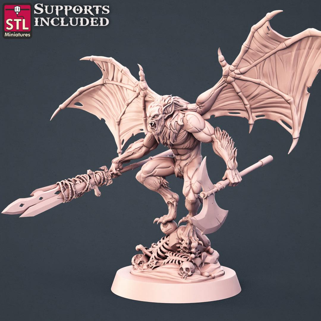 3D Printed STL Miniatures Vampire Set 28 - 32mm War Gaming D&D