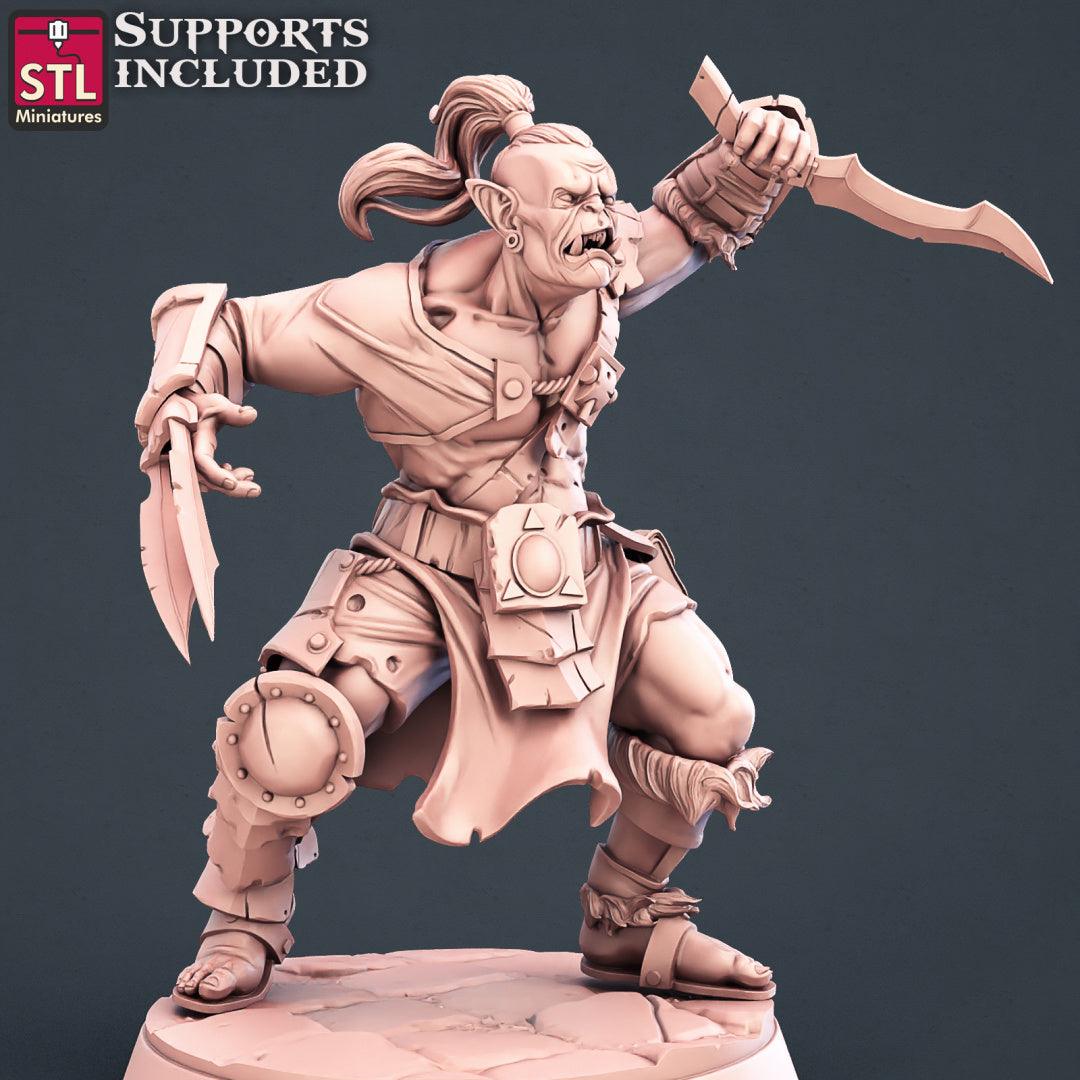 3D Printed STL Miniatures Warriors Set 28 - 32mm War Gaming D&D