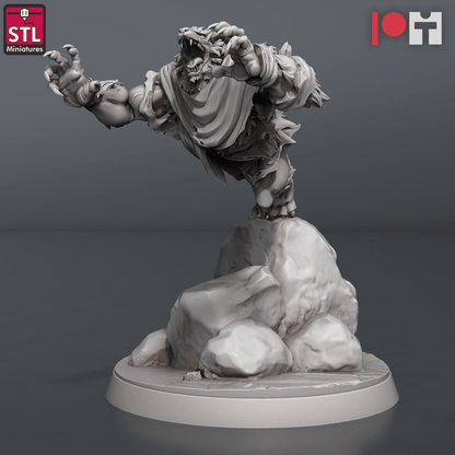 3D Printed STL Miniatures Wolves and Werewolves 28mm - 32mm War Gaming D&D