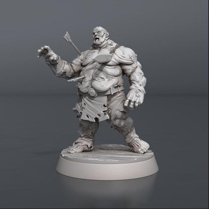 3D Printed STL Miniatures Zombie Set 28 - 32mm War Gaming D&D