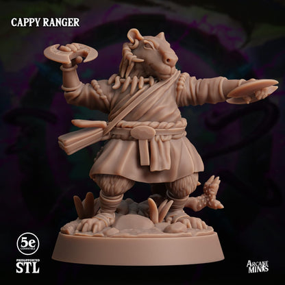 3D Printed Sordane Publishing Arcane Minis Cappy Ranger 28 32mm D&D