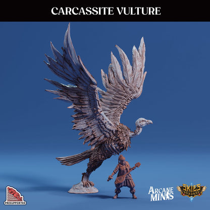 3D Printed Sordane Publishing Arcane Minis Carcassite Vulture Cult of Umiera 28 32mm D&D