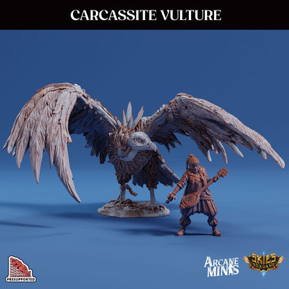 3D Printed Sordane Publishing Arcane Minis Carcassite Vulture Cult of Umiera 28 32mm D&D
