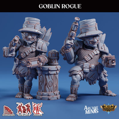 3D Printed Sordane Publishing Arcane Minis Goblin Rogue Scrapper Pirates Set 28 32mm D&D