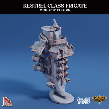 3D Printed Sordane Publishing Arcane Minis Mini Ship - Kestrel Frigate