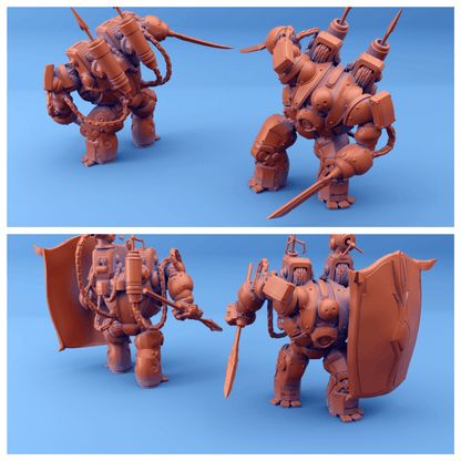 3D Printed Sordane Publishing Arcane Minis Shard Guardians Assault Set Shard Guardian Set 28 32mm D&D