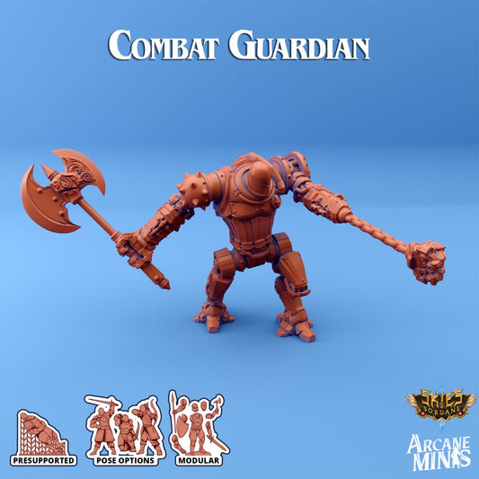 3D Printed Sordane Publishing Arcane Minis Shard Guardians Combat Set Shard Guardian Set 28 32mm D&D