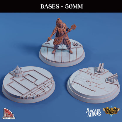 3D Printed Sordane Publishing Base Pack 1 Sordane Bases 28 32mm D&D