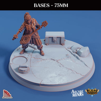 3D Printed Sordane Publishing Base Pack 2 Sordane Bases 28 32mm D&D