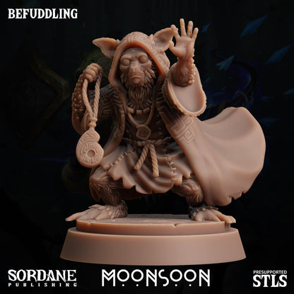 3D Printed Sordane Publishing Befuddling Moonsoon 28 32mm D&D