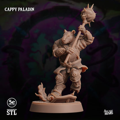 3D Printed Sordane Publishing Cappy Paladin 28 32mm D&D