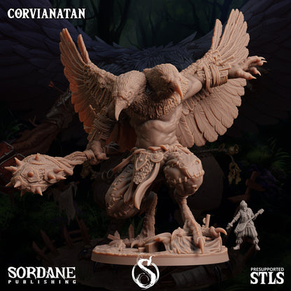 3D Printed Sordane Publishing Corvianatan Burrows Below 28 32mm D&D