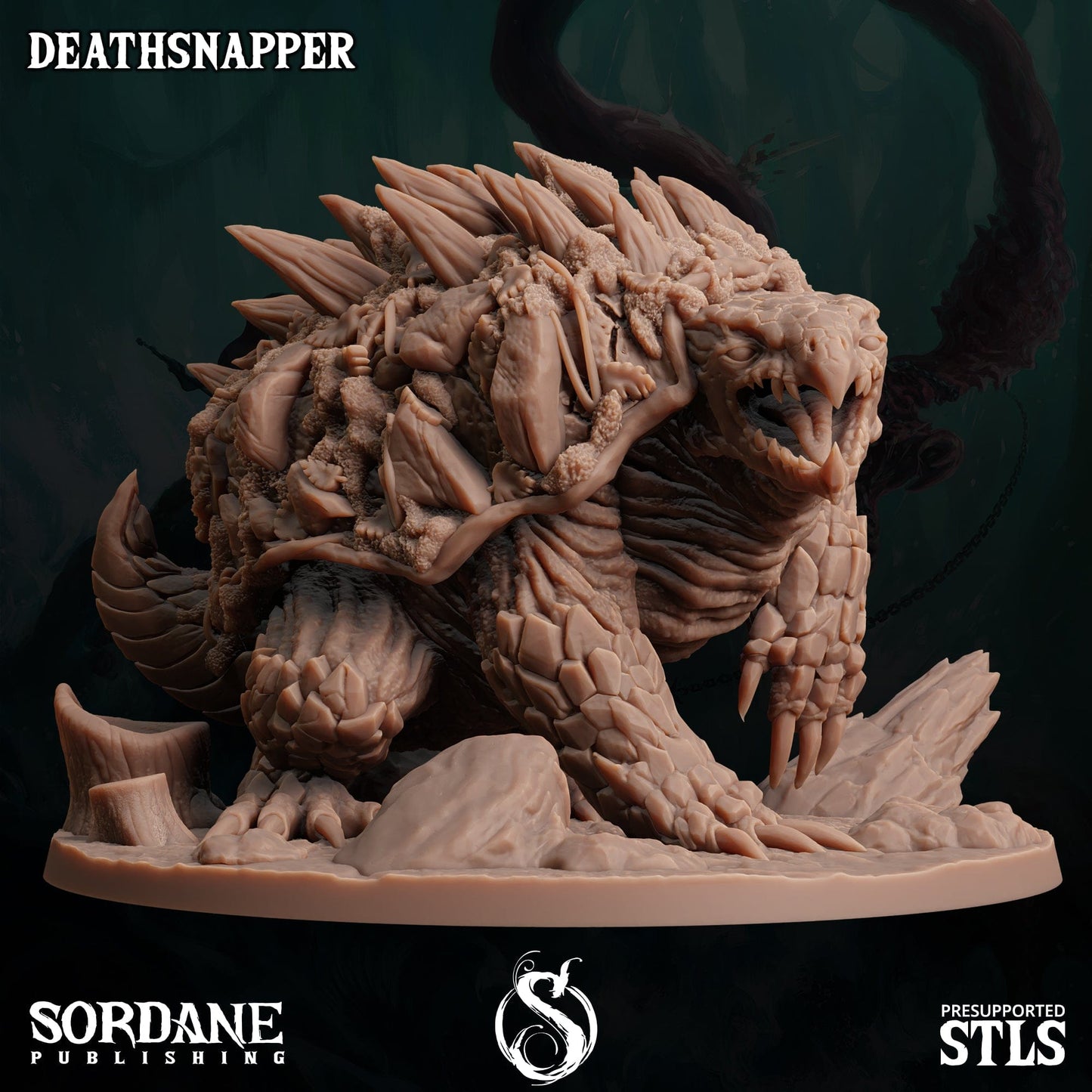 3D Printed Sordane Publishing Deathsnapper 28 32mm D&D
