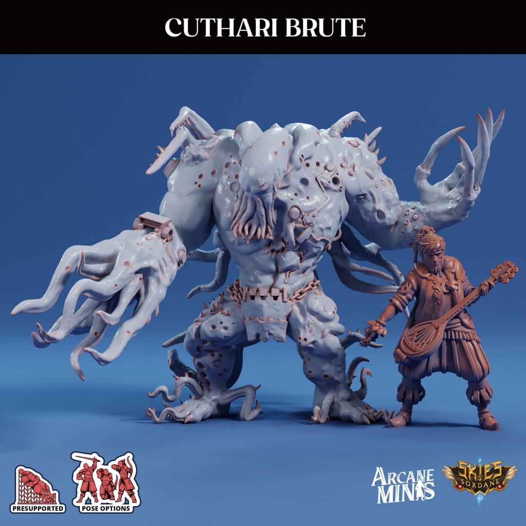 3D Printed Sordane Publishing Echoes of Madness - A Sordane Stories 28 32mm D&D