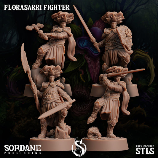 3D Printed Sordane Publishing Florasarri Paladin Cupid's Embrace Set 28 32mm D&D