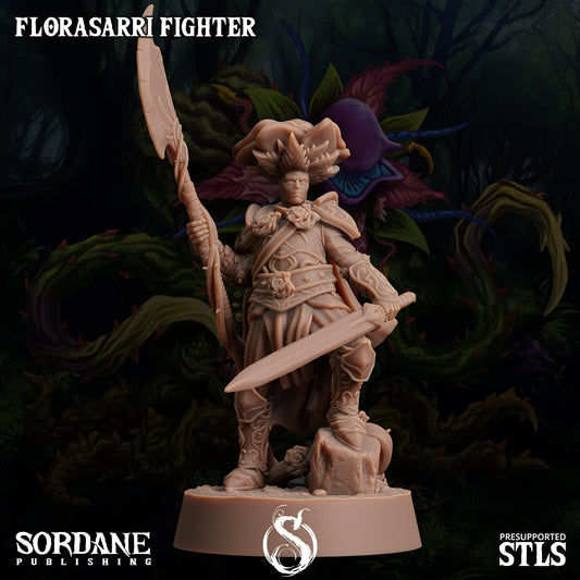 3D Printed Sordane Publishing Florasarri Paladin Cupid's Embrace Set 28 32mm D&D