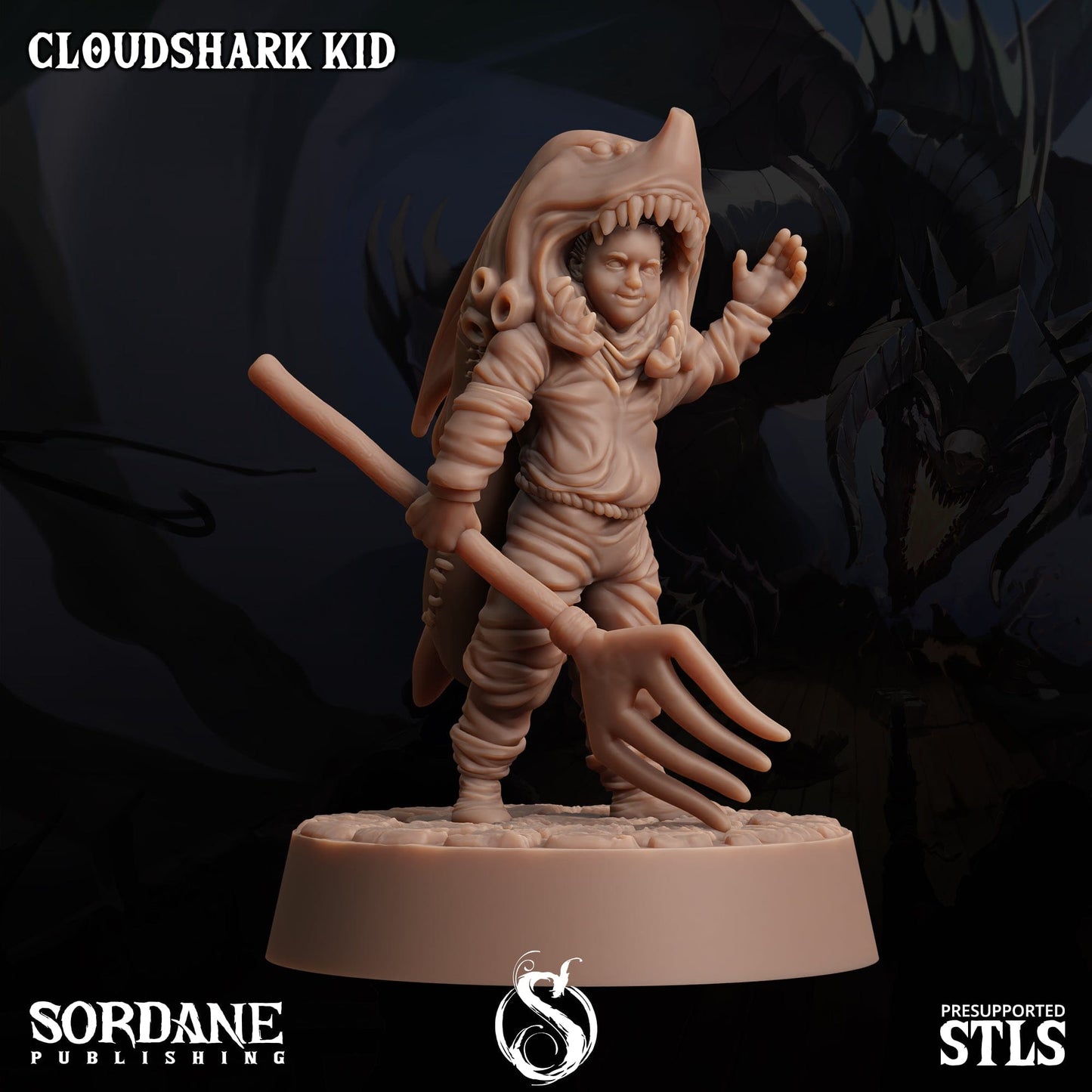 3D Printed Sordane Publishing Halloween Kids 28 32mm D&D