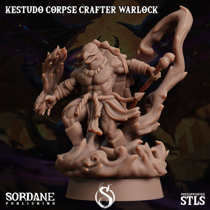 3D Printed Sordane Publishing Kestudo Corpse Crafter Warlock Monster Mayhem II 28 32mm D&D