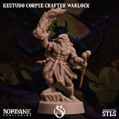 3D Printed Sordane Publishing Kestudo Corpse Crafter Warlock Monster Mayhem II 28 32mm D&D