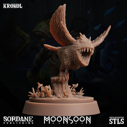 3D Printed Sordane Publishing Krokol Moonsoon 28 32mm D&D