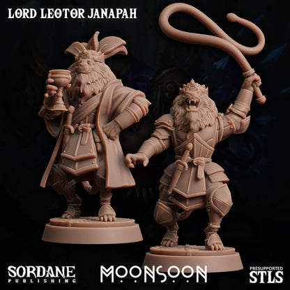 3D Printed Sordane Publishing Loxo Sorcerer Moonsoon 28 32mm D&D