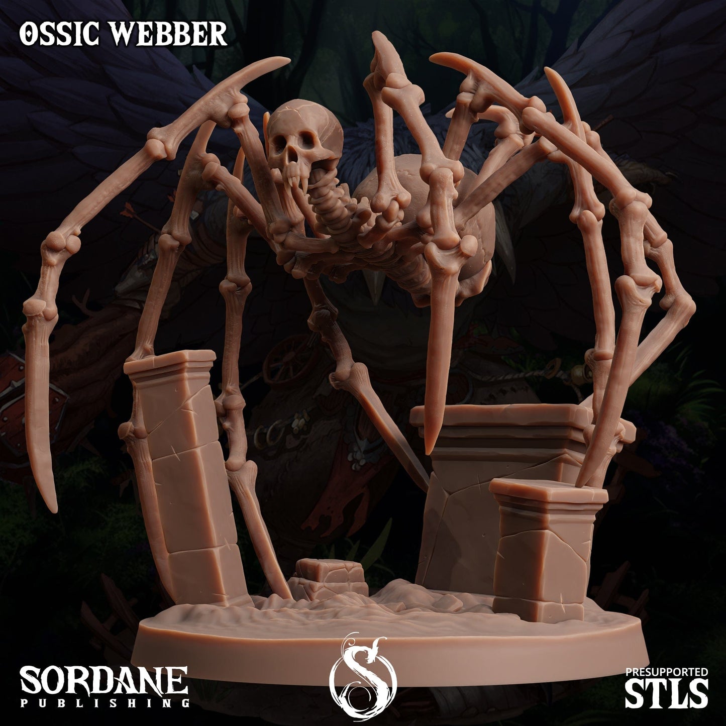 3D Printed Sordane Publishing Ossic Webber Burrows Below 28 32mm D&D