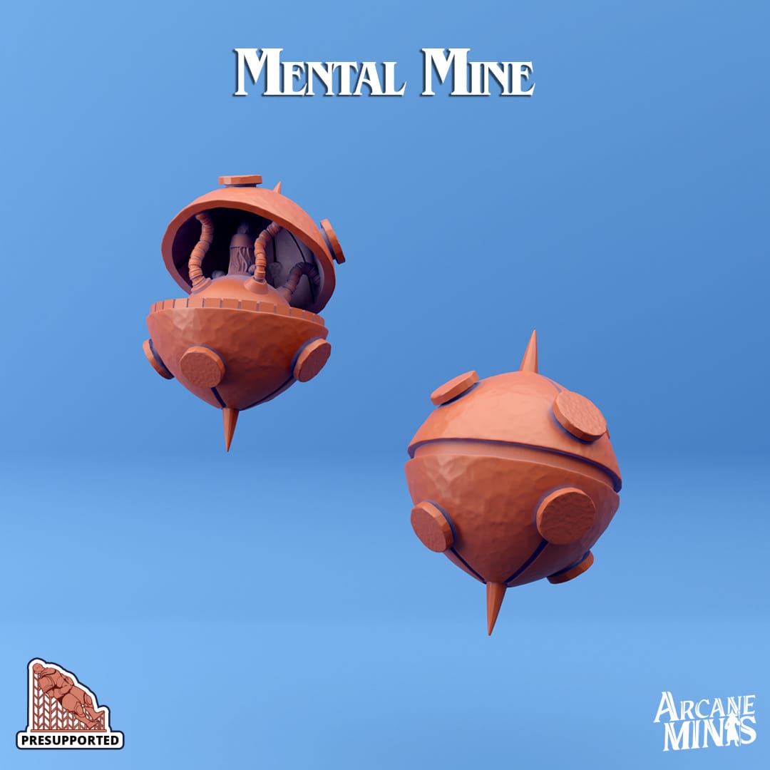 3D Printed Sordane Publishing Sky Mines 28 32mm D&D