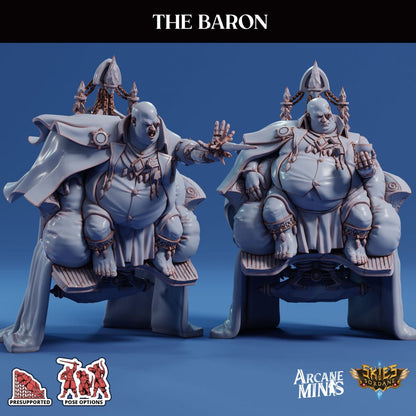 3D Printed Sordane Publishing The Baron 28 32mm D&D
