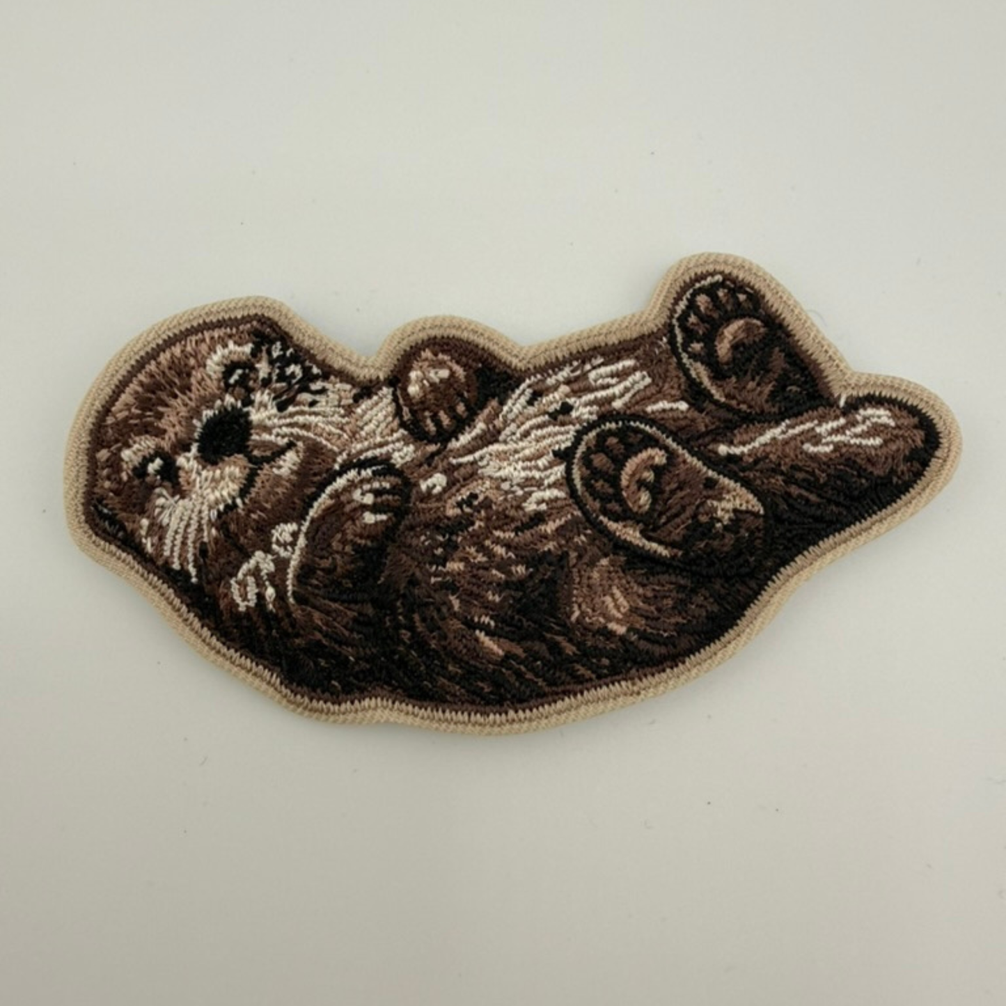 3" OTTER -  Embroidered Hat Patch