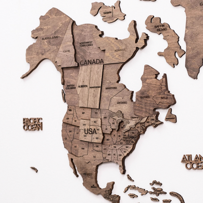 Bundle: Map and Flags Pins