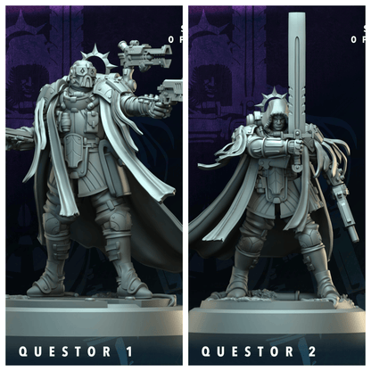 3D Printed Archvillain Games Ardere Questor Ardere - Syndicate Oppression 28 32mm D&D