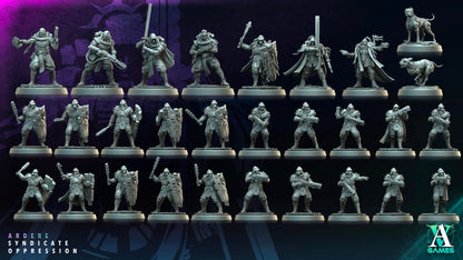 3D Printed Archvillain Games Ardere Hound of War Ardere - Syndicate Oppression 28 32mm D&D