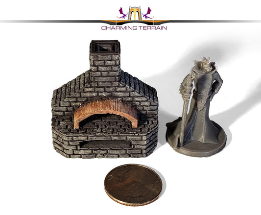 DnD Miniature Tavern Bread Oven Digital STL Download