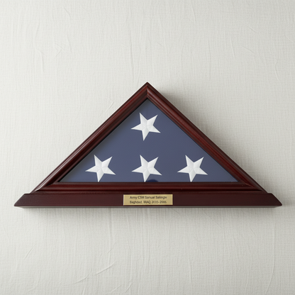 3'x5' Flag Display Case, Shadow Box (Not for Burial Funeral Flag)