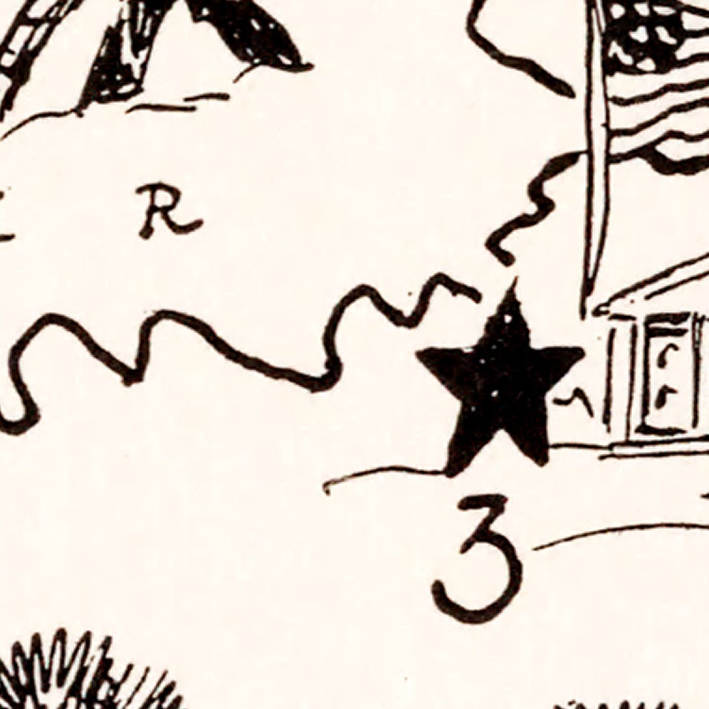 Vintage Map of Alabama 1931