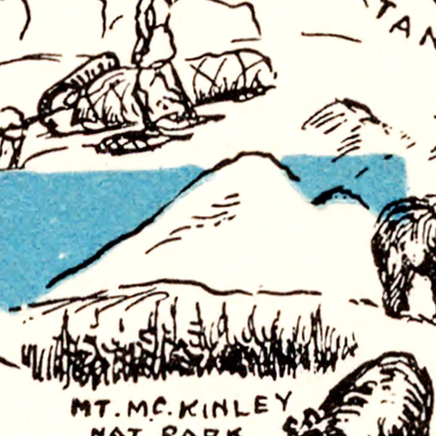 Vintage Map of Alaska 1931