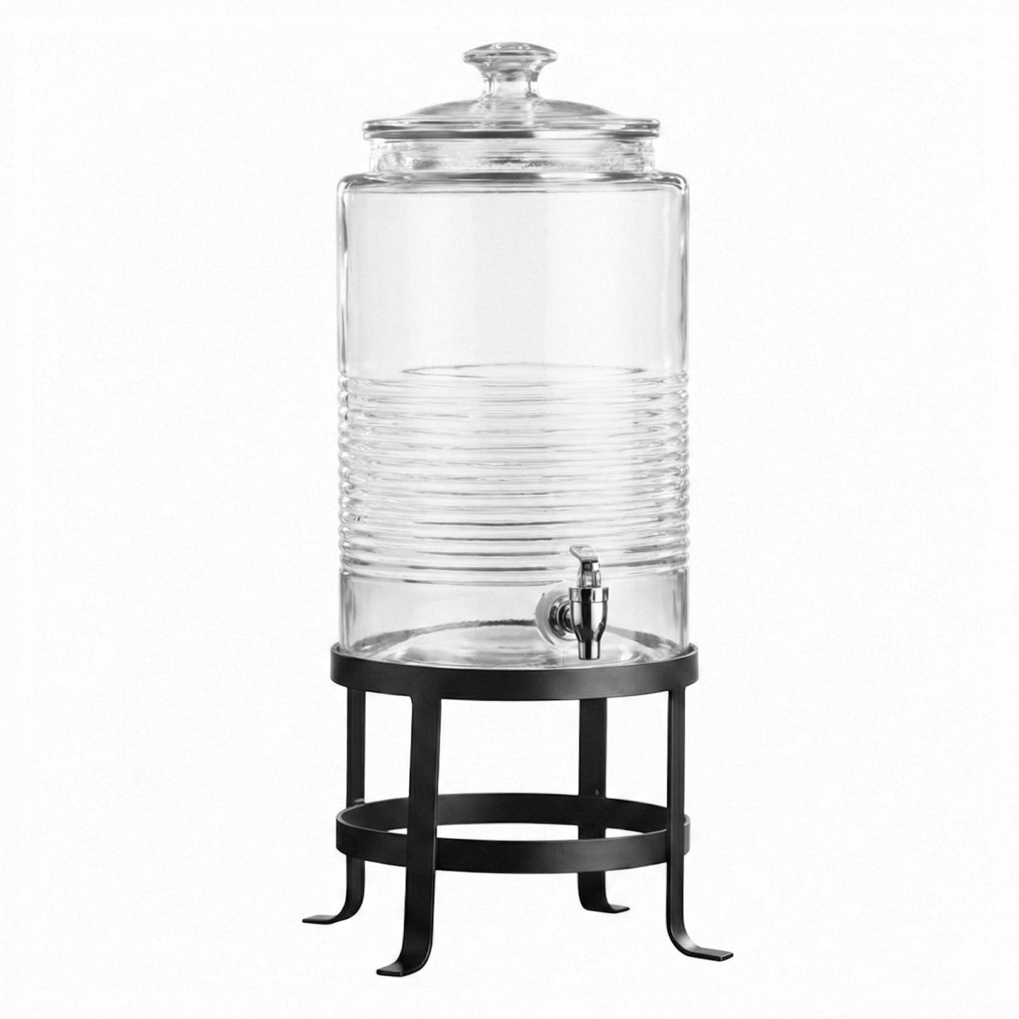 Breton Glass Beverage Dispenser 1.9 Gal