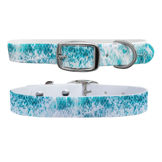 Mermaid Life - Ocean Waves Dog Collar