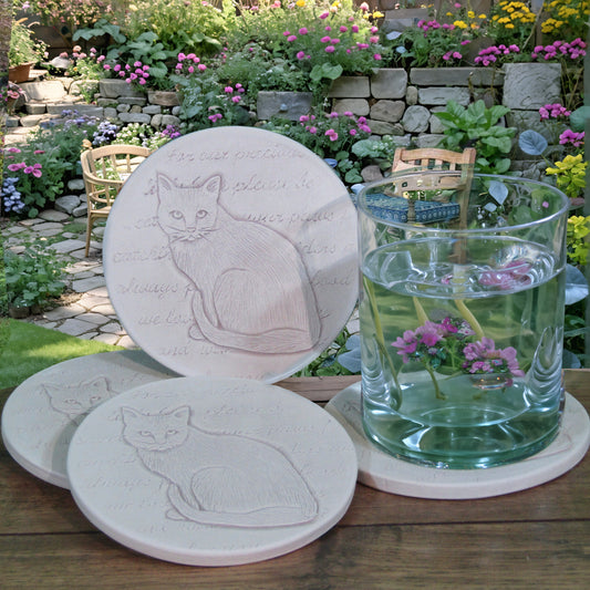 Cat Drink Coasters
