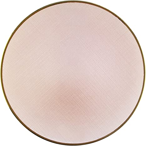 LAUREL PINK CHARGER PLATED 13"D